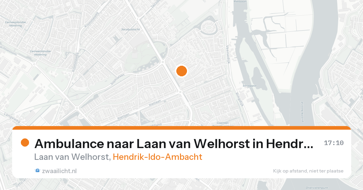 Ambulance naar Laan van Welhorst in Hendrik-Ido-Ambacht — 30 jan 2026
