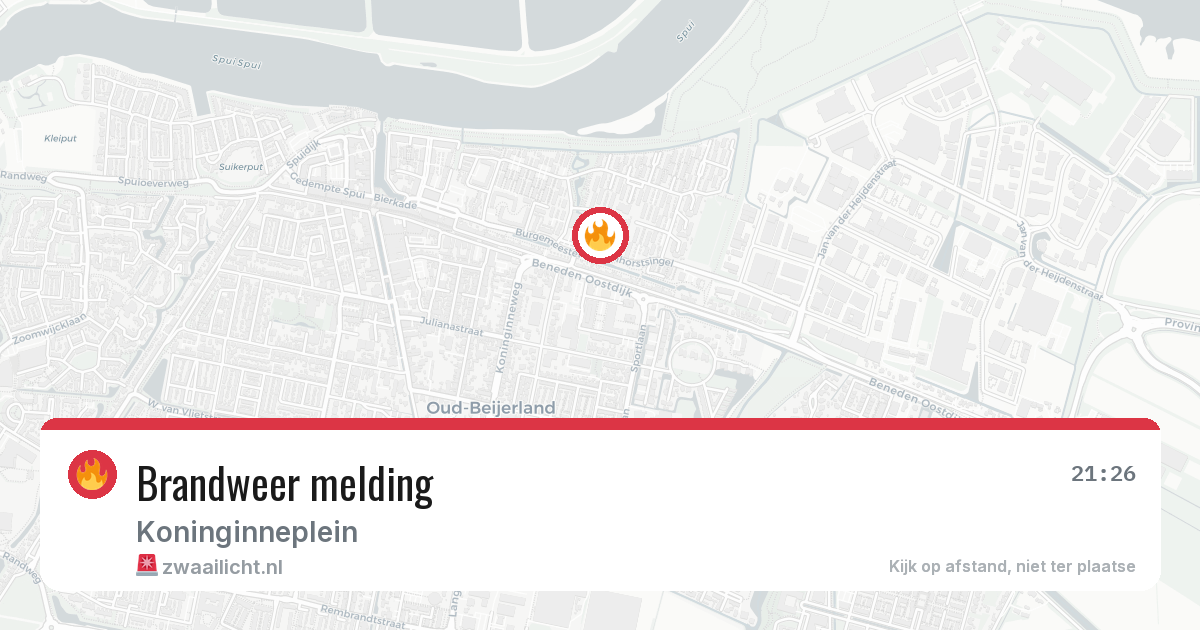 Brandweer melding — 4 jul 2026