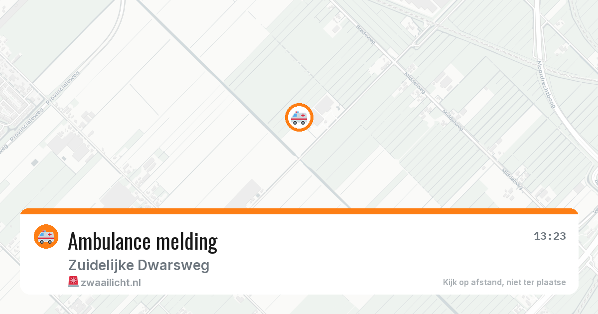 Ambulance melding — 1 jul 2026