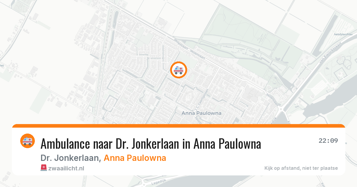 Ambulance naar Dr. Jonkerlaan in Anna Paulowna — 19 jun 2026