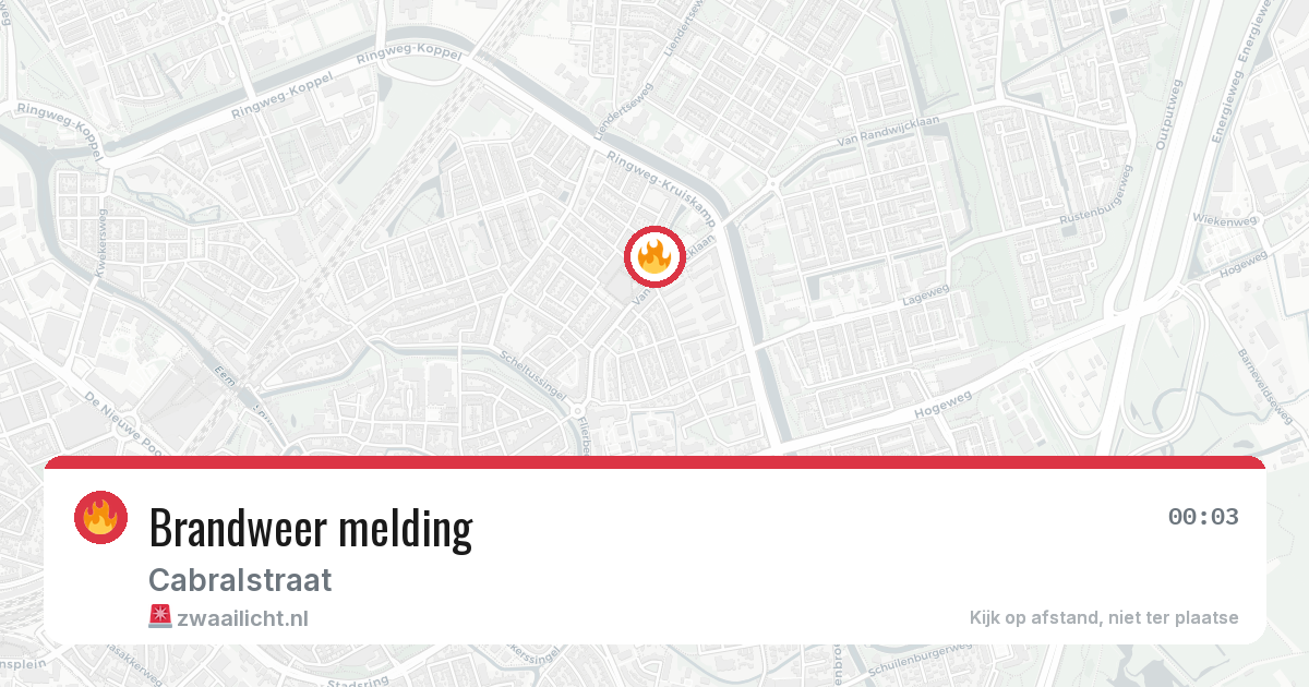 Brandweer melding — 7 jul 2026