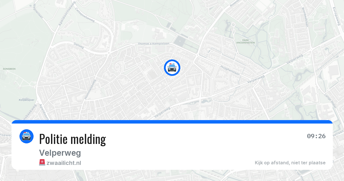 Politie melding — 3 feb 2026