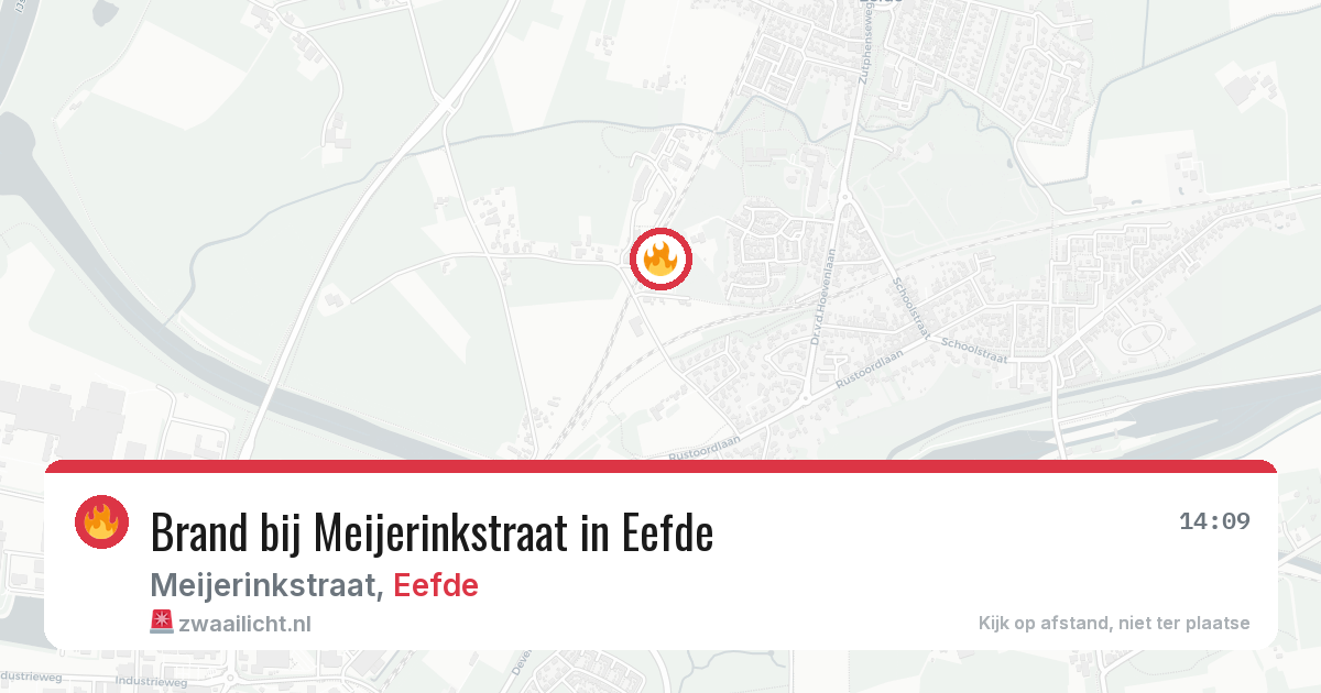 Brand bij Meijerinkstraat in Eefde — 26 mei 2026