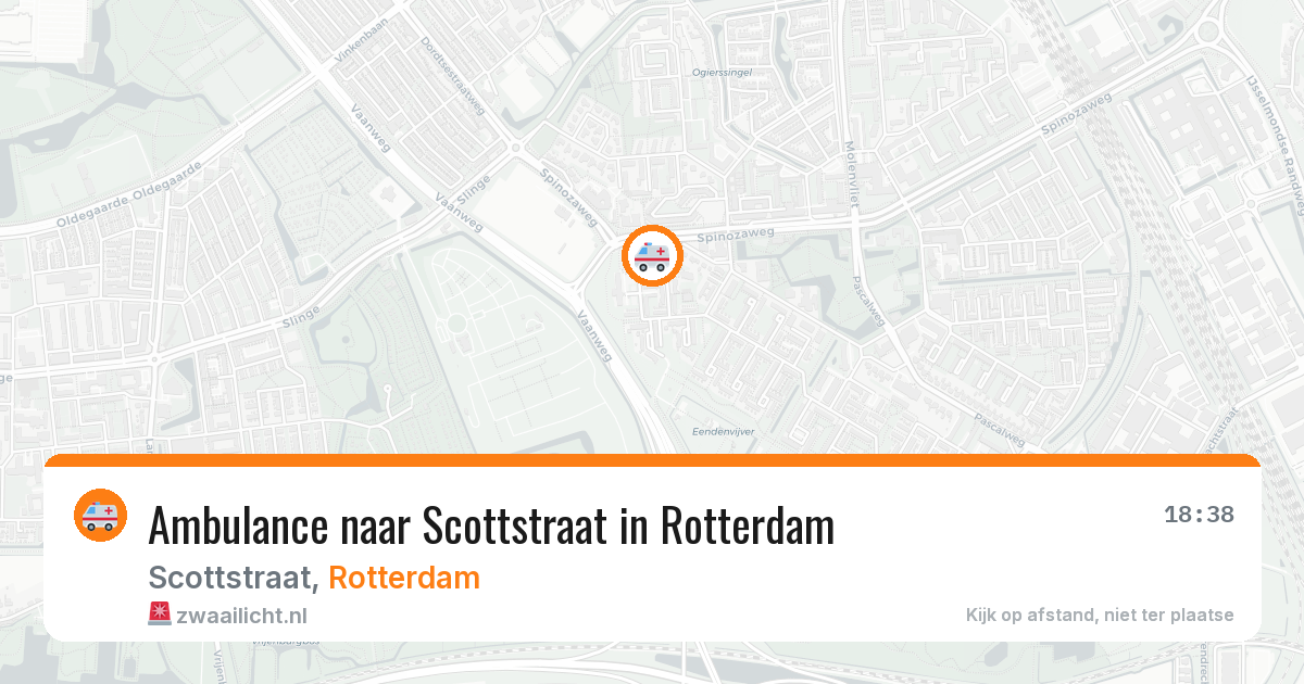 Ambulance naar Scottstraat in Rotterdam — 14 mei 2026