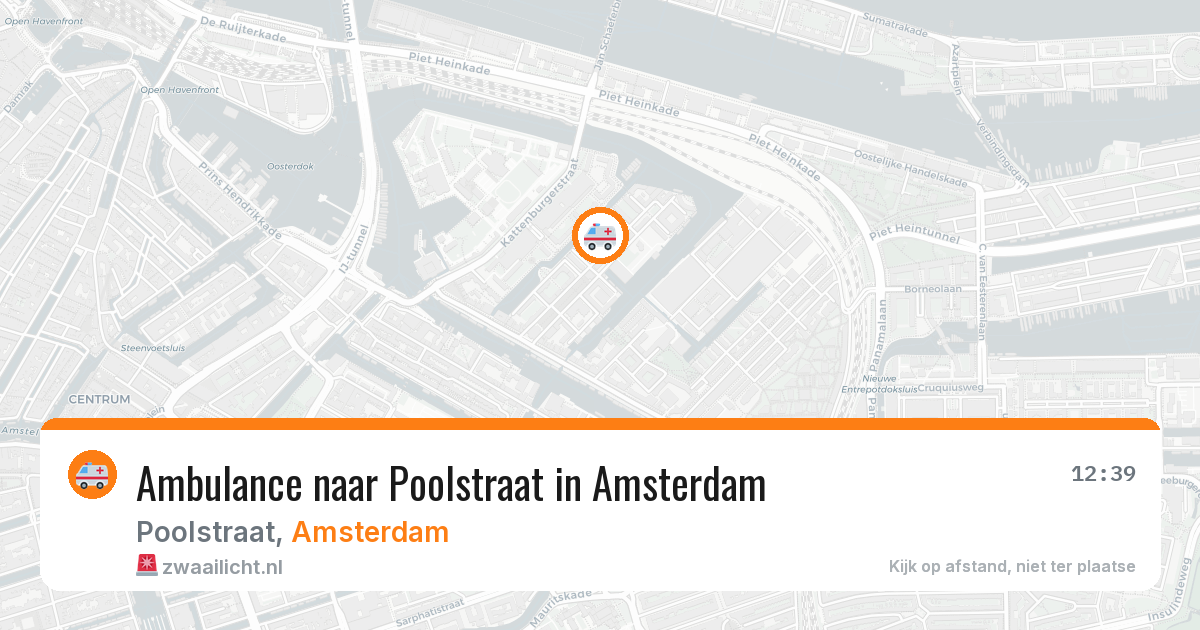 Ambulance naar Poolstraat in Amsterdam — 7 apr 2026