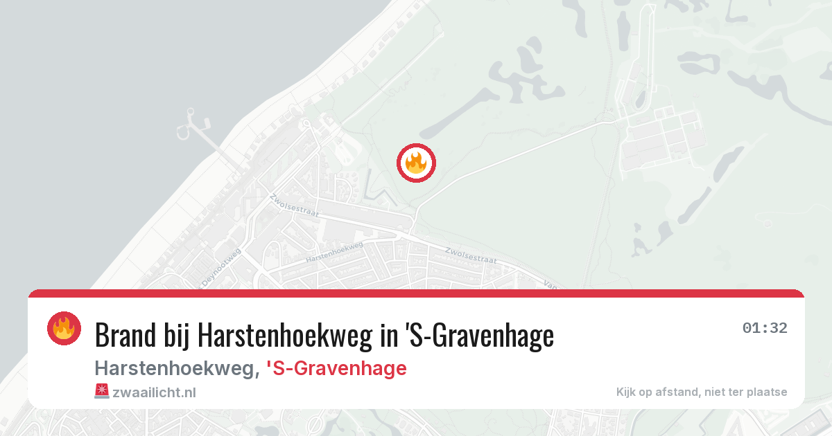 Brand bij Harstenhoekweg in 'S-Gravenhage — 28 jul 2026