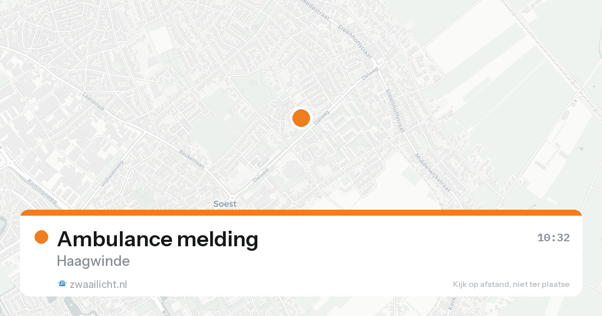 Ambulance melding — 31 jan 2026