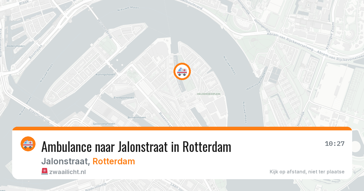 Ambulance naar Jalonstraat in Rotterdam — 24 jun 2026