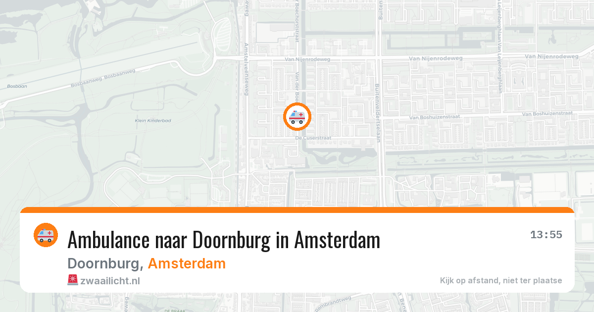 Ambulance naar Doornburg in Amsterdam — 6 apr 2026