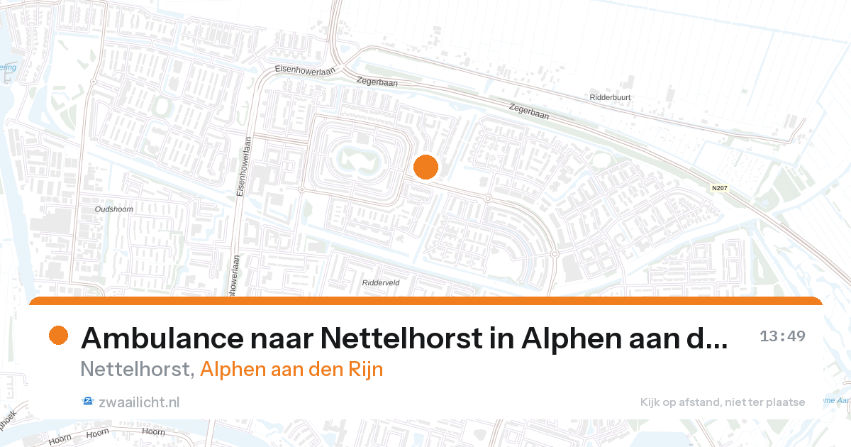 Ambulance naar Nettelhorst in Alphen aan den Rijn — 17 mrt 2026