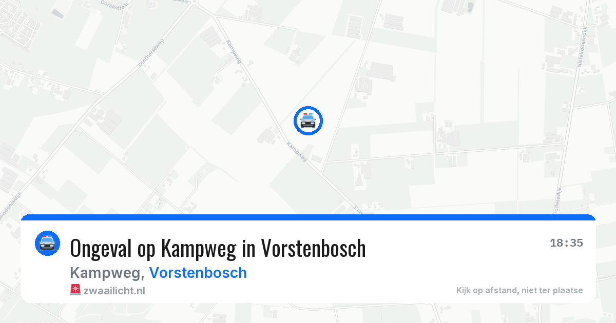 Ongeval op Kampweg in Vorstenbosch — 19 jun 2026