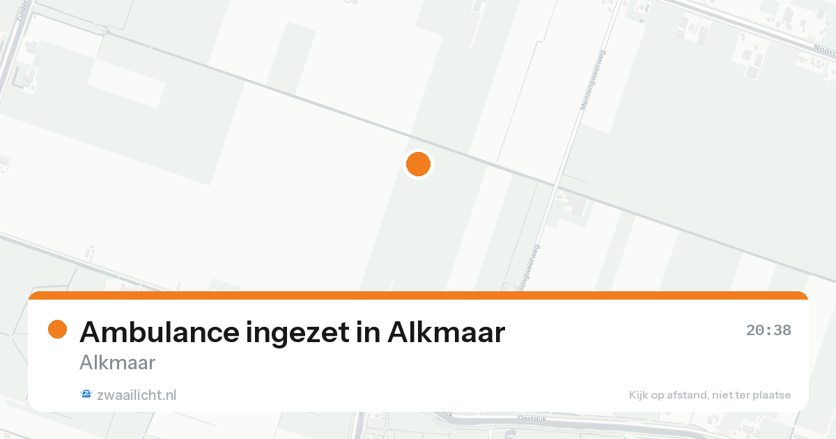Ambulance ingezet in Alkmaar — 7 feb 2026