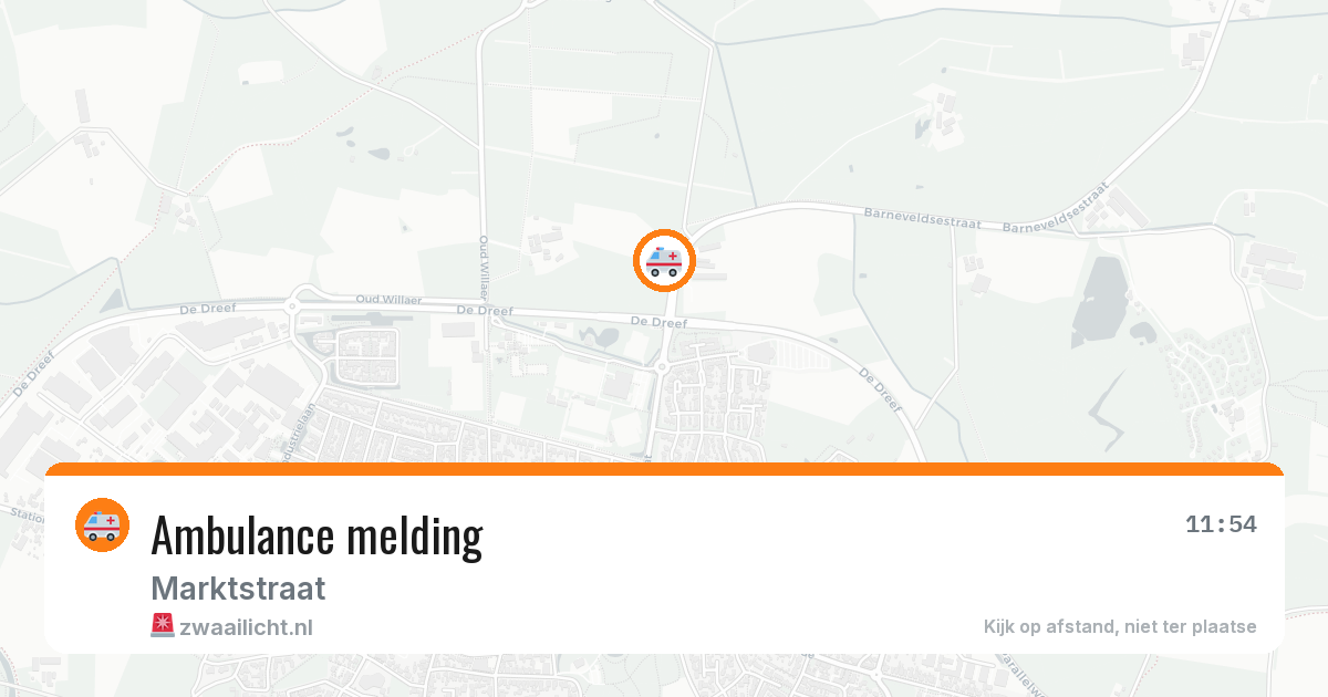 Ambulance melding — 25 jun 2026