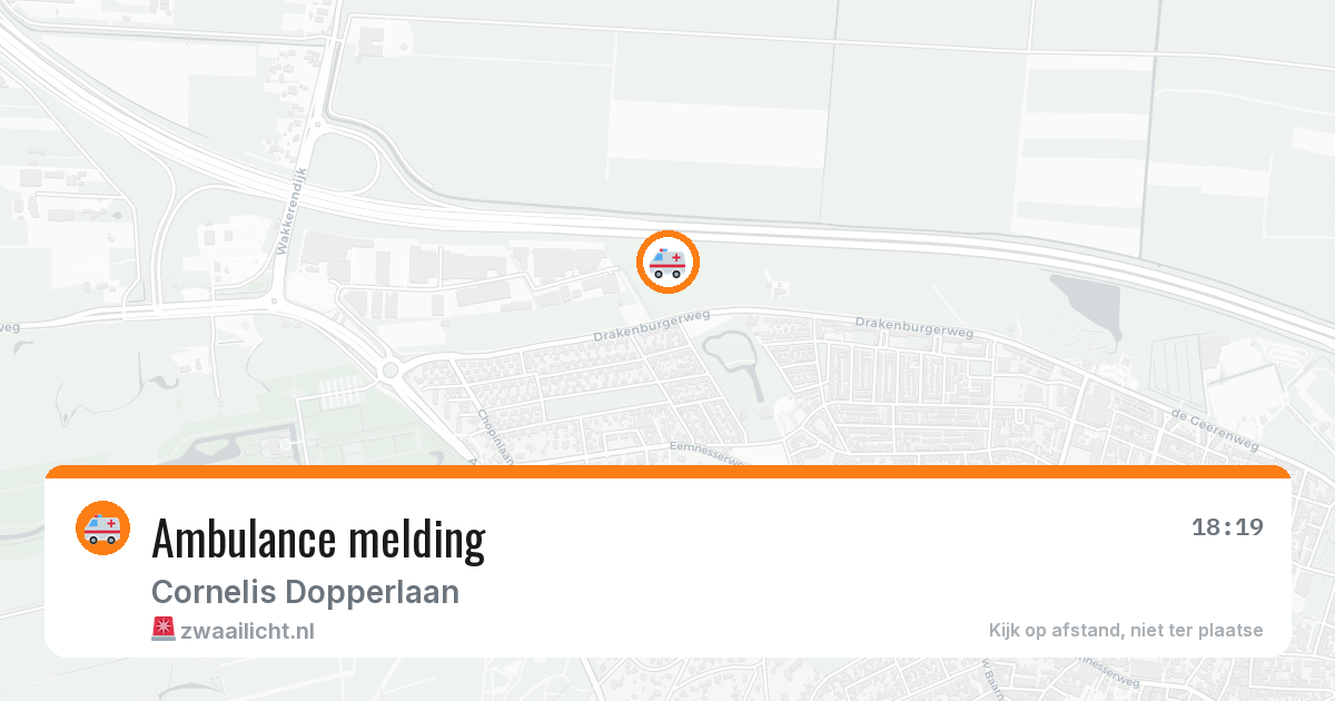 Ambulance melding — 8 feb 2026