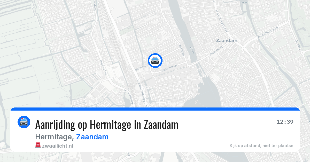 Aanrijding op Hermitage in Zaandam — 6 jun 2026