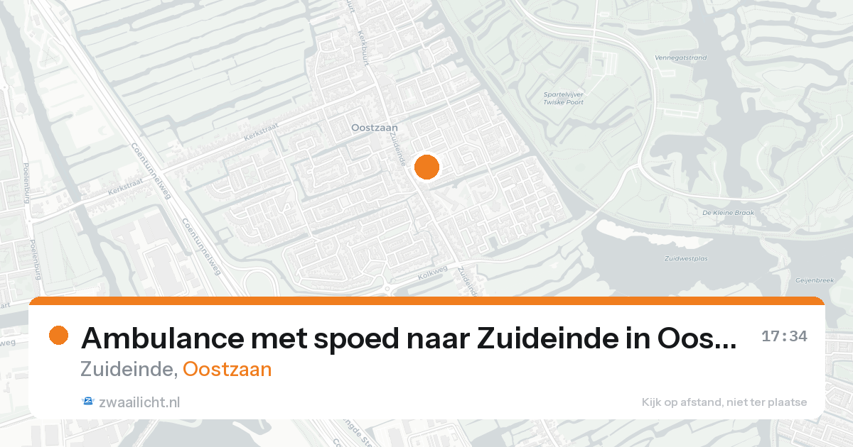 Ambulance met spoed naar Zuideinde in Oostzaan — 30 jan 2026