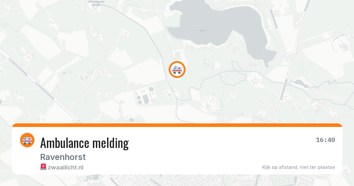 Ambulance melding — 12 jun 2026