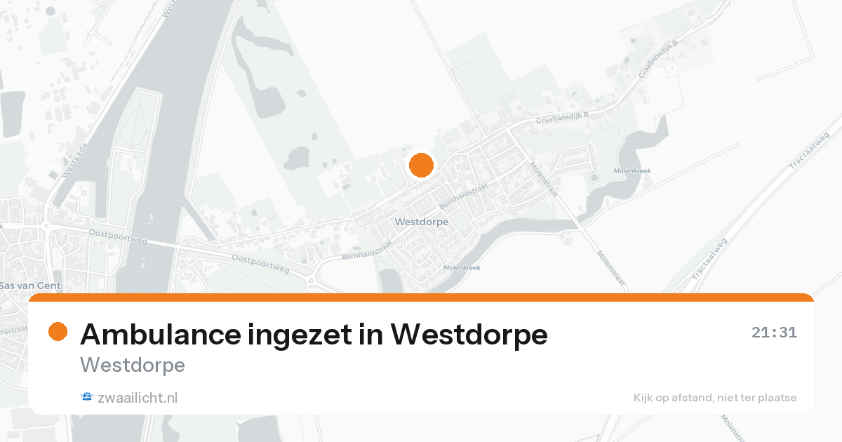 Ambulance ingezet in Westdorpe — 7 feb 2026