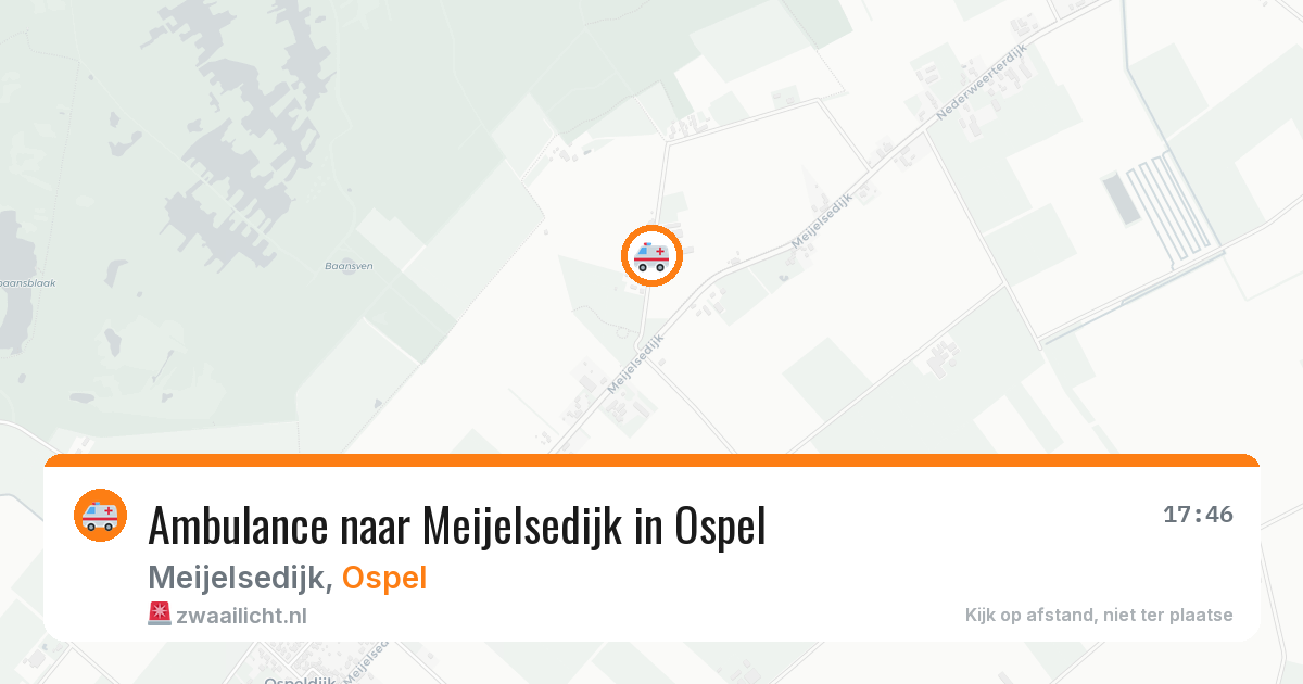 Ambulance naar Meijelsedijk in Ospel — 28 jul 2026