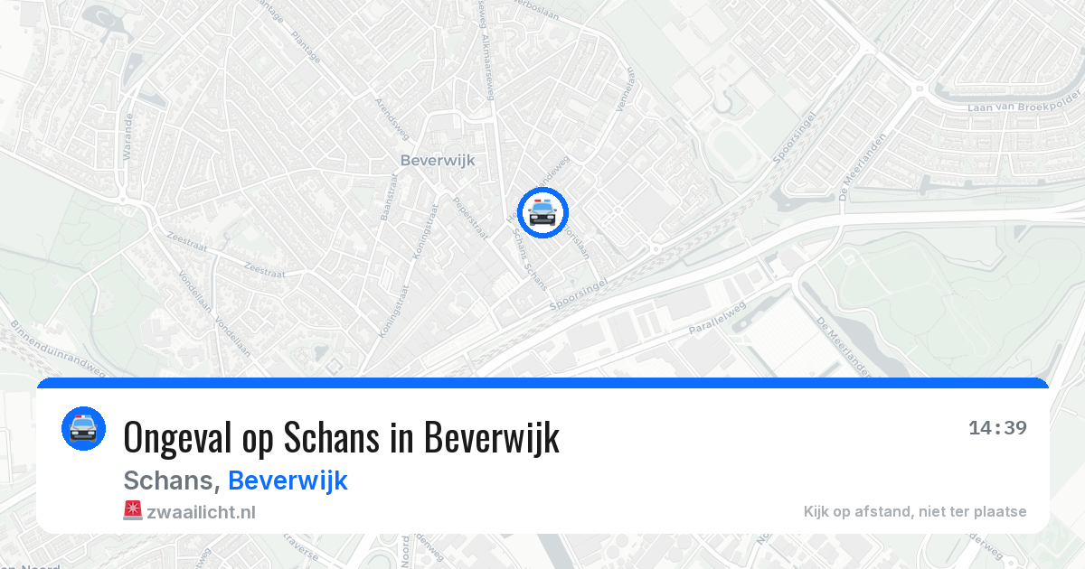 Ongeval op Schans in Beverwijk — 20 jun 2026