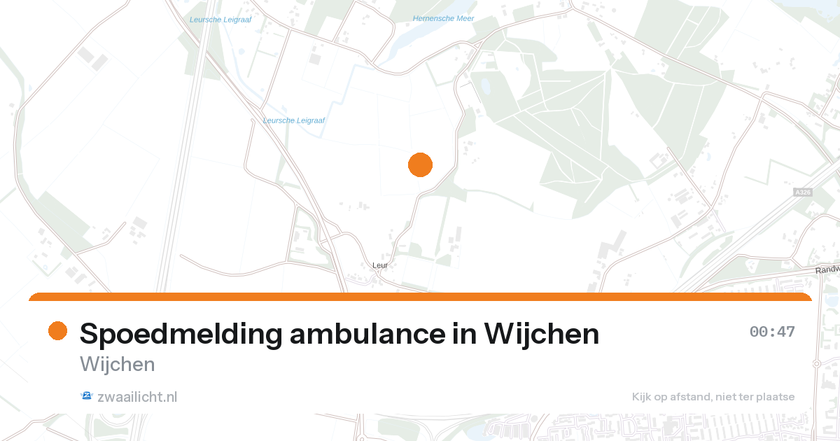 Spoedmelding ambulance in Wijchen — 6 feb 2026