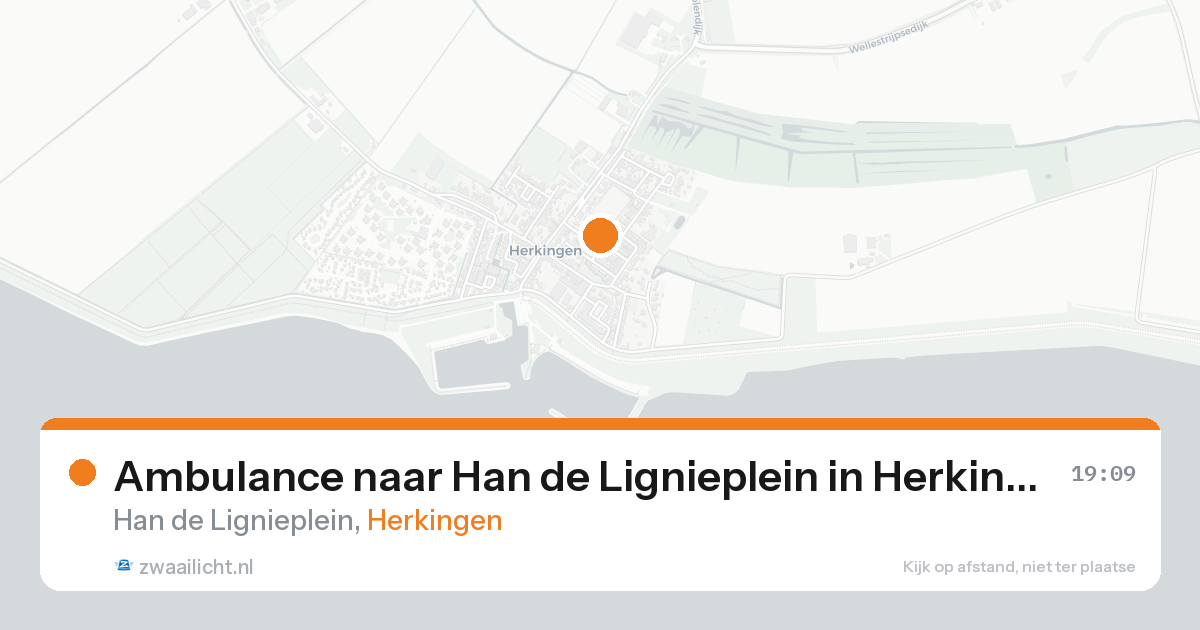 Ambulance naar Han de Lignieplein in Herkingen — 15 aug 2026