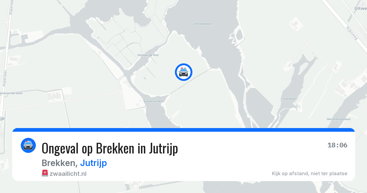 Ongeval op Brekken in Jutrijp — 20 jul 2026