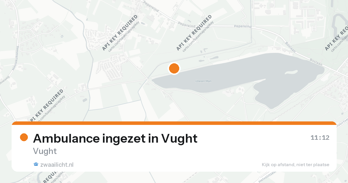 Ambulance ingezet in Vught — 26 aug 2026