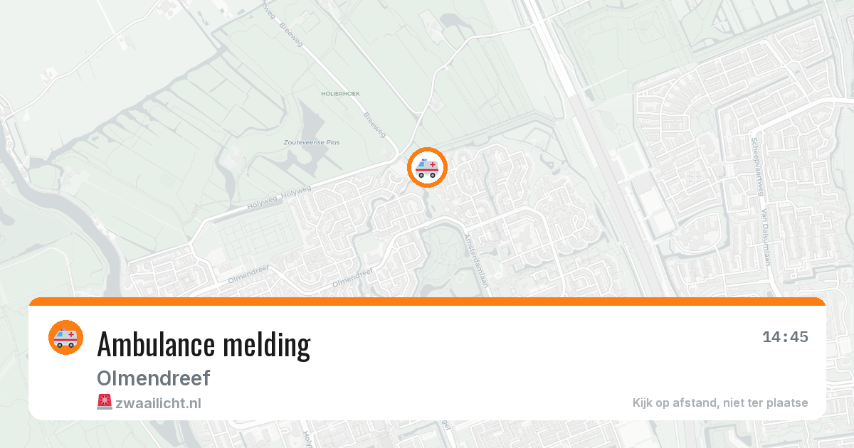 Ambulance melding — 29 jul 2026