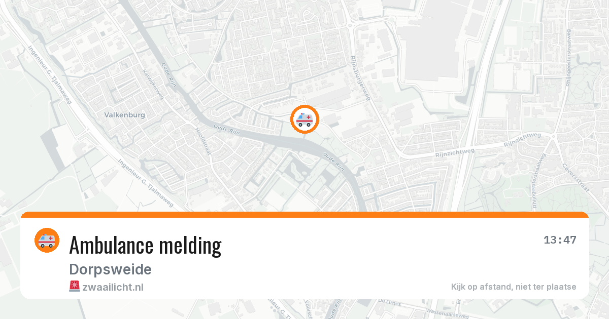 Ambulance melding — 14 jul 2026