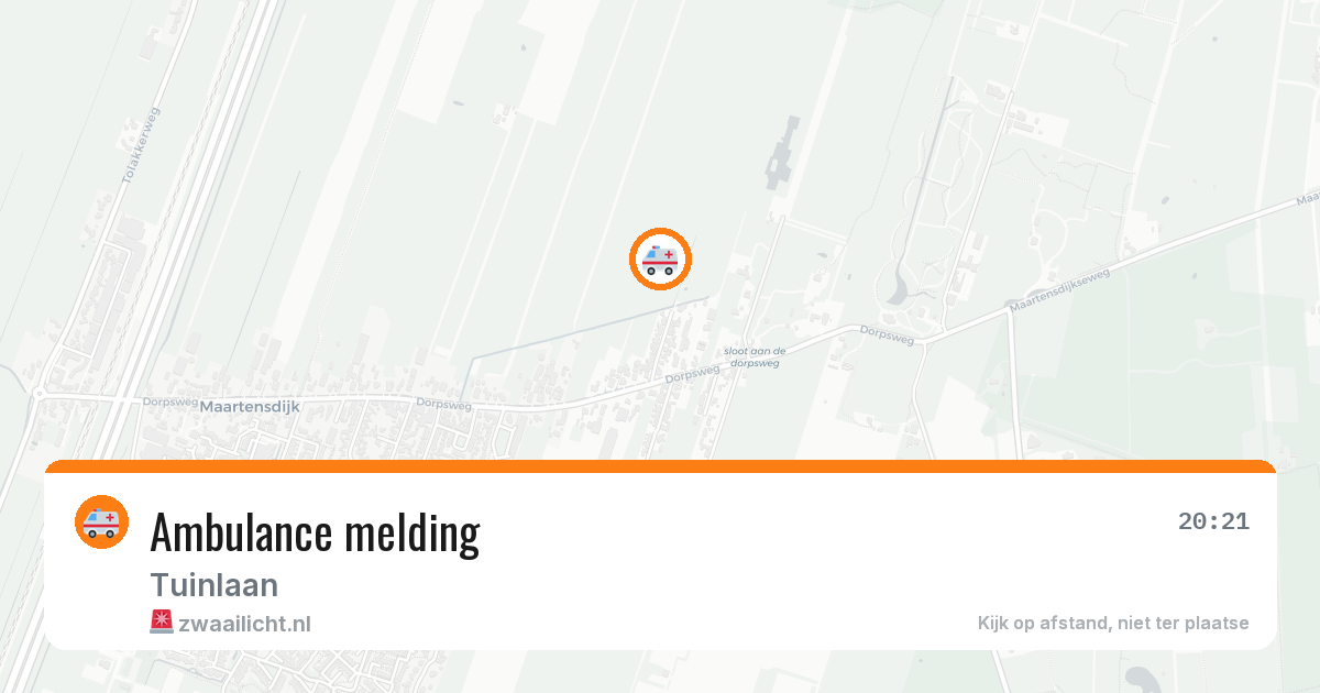 Ambulance melding — 27 jul 2026