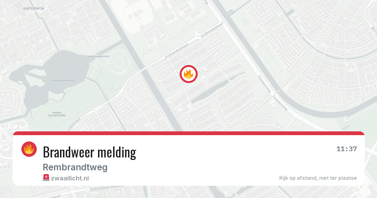 Brandweer melding — 10 jun 2026