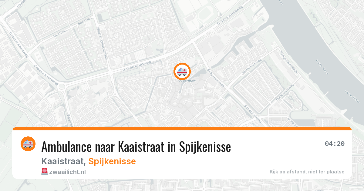 Ambulance naar Kaaistraat in Spijkenisse — 14 jun 2026