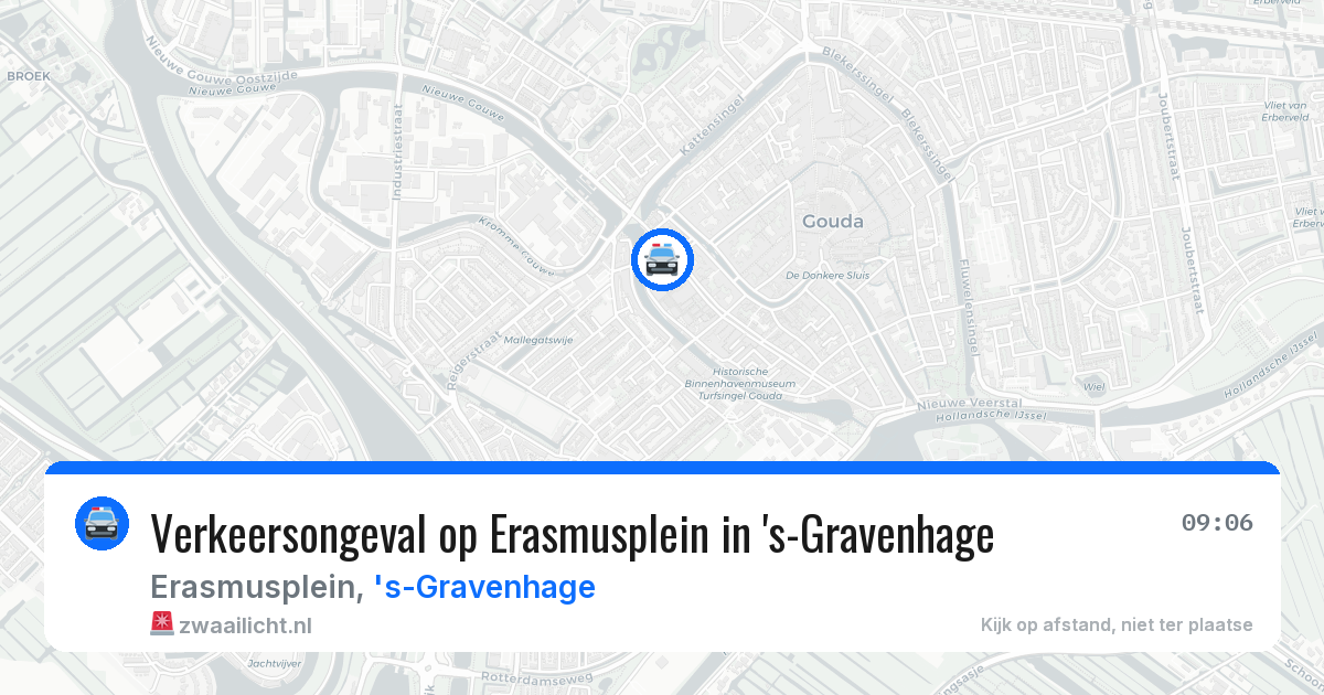 Verkeersongeval op Erasmusplein in 's-Gravenhage — 28 mrt 2026