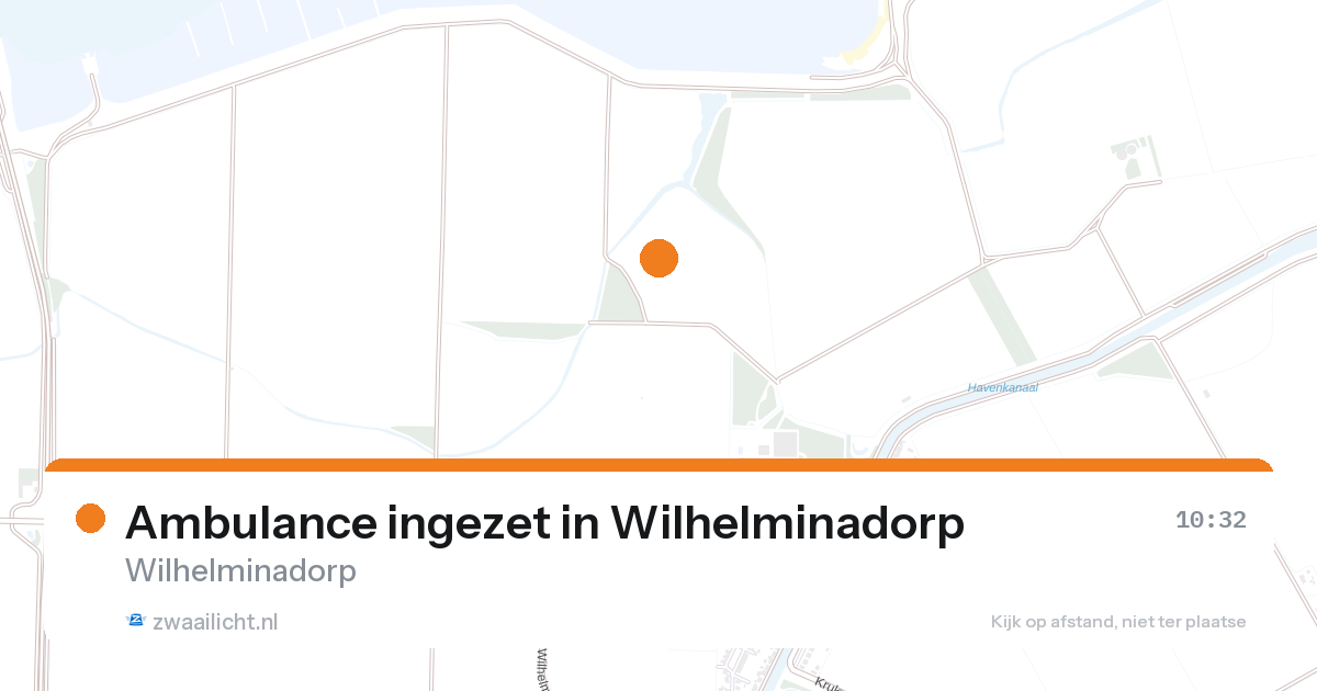 Ambulance ingezet in Wilhelminadorp — 27 aug 2026