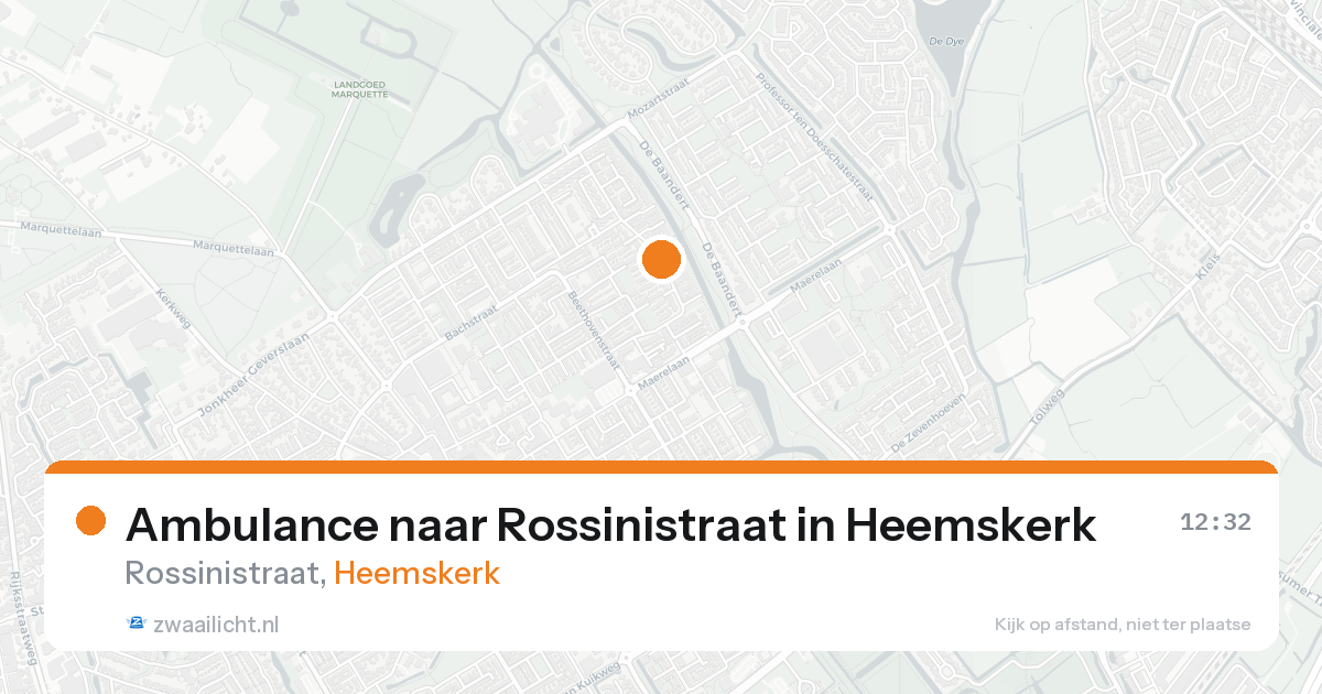 Ambulance naar Rossinistraat in Heemskerk — 7 feb 2026
