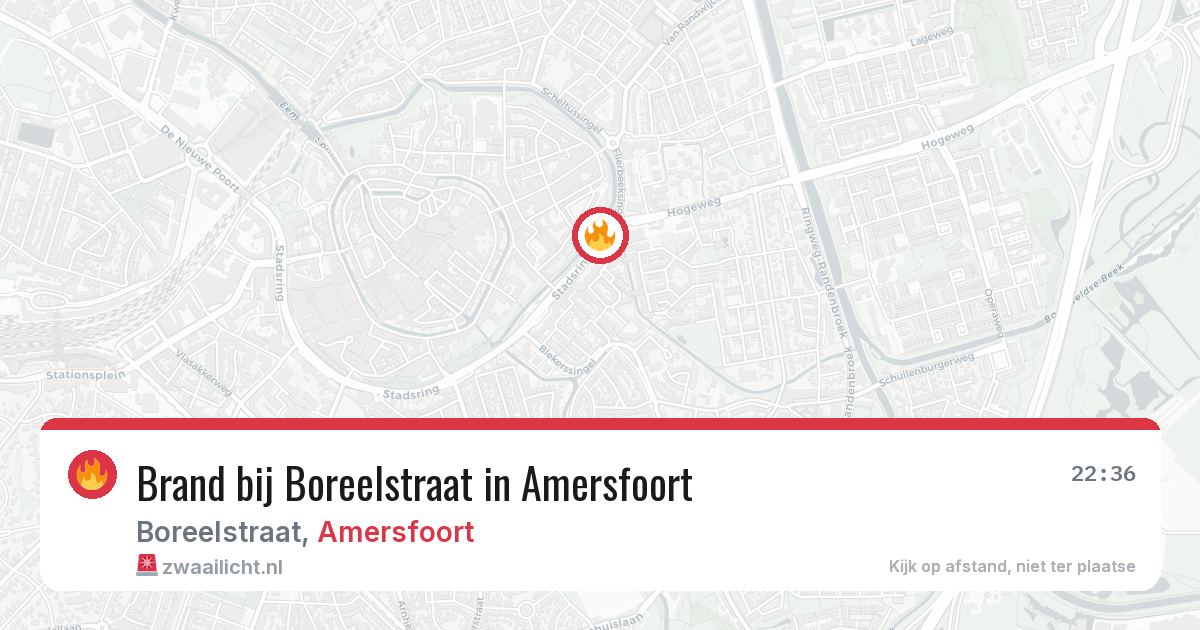 Brand bij Boreelstraat in Amersfoort — 8 apr 2026
