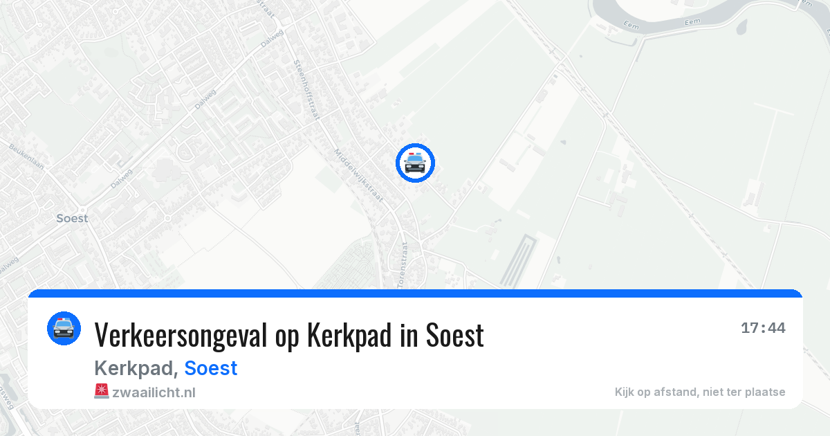 Verkeersongeval op Kerkpad in Soest — 9 jun 2026