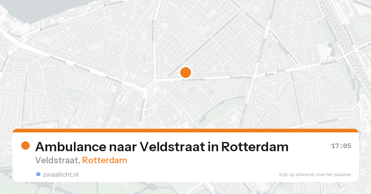 Ambulance naar Veldstraat in Rotterdam — 30 jan 2026