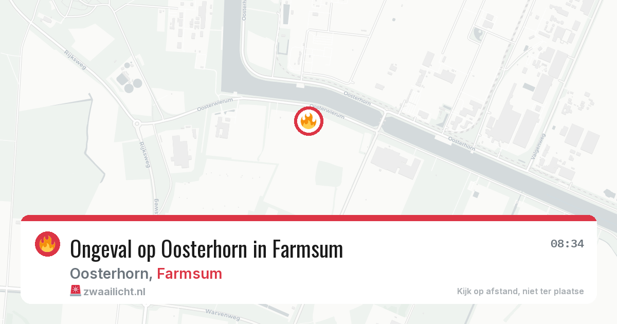 Ongeval op Oosterhorn in Farmsum — 10 jun 2026