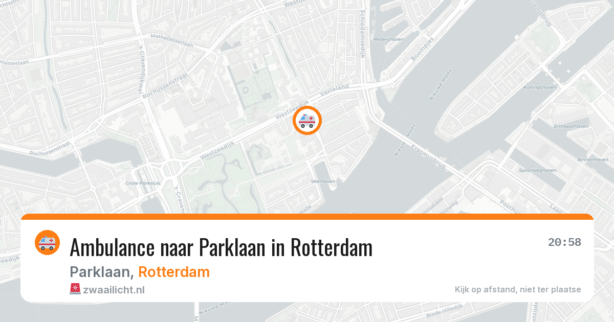 Ambulance naar Parklaan in Rotterdam — 5 mei 2026