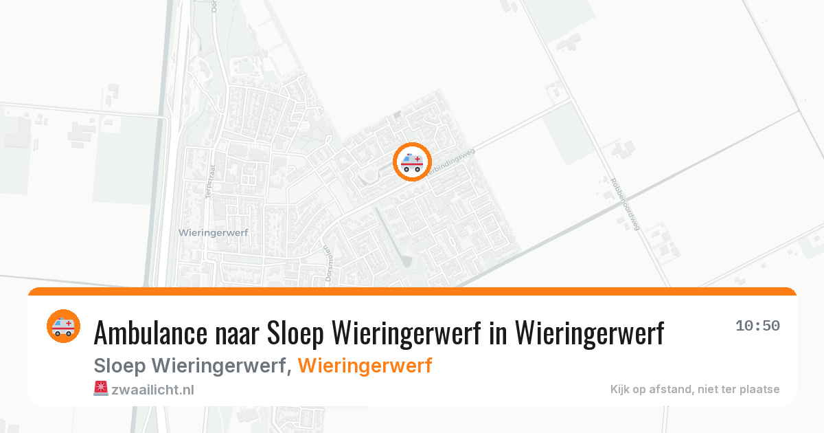 Ambulance naar Sloep Wieringerwerf in Wieringerwerf — 29 jul 2026