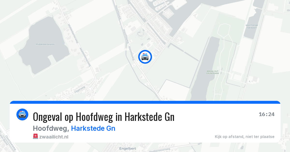 Ongeval op Hoofdweg in Harkstede Gn — 1 mei 2026