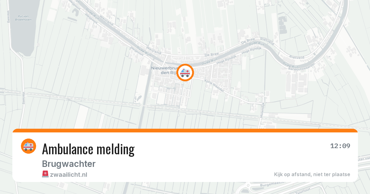 Ambulance melding — 2 jul 2026