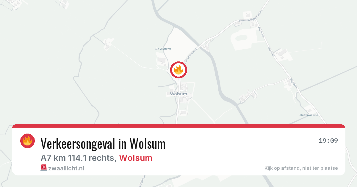 Verkeersongeval in Wolsum — 30 jan 2026