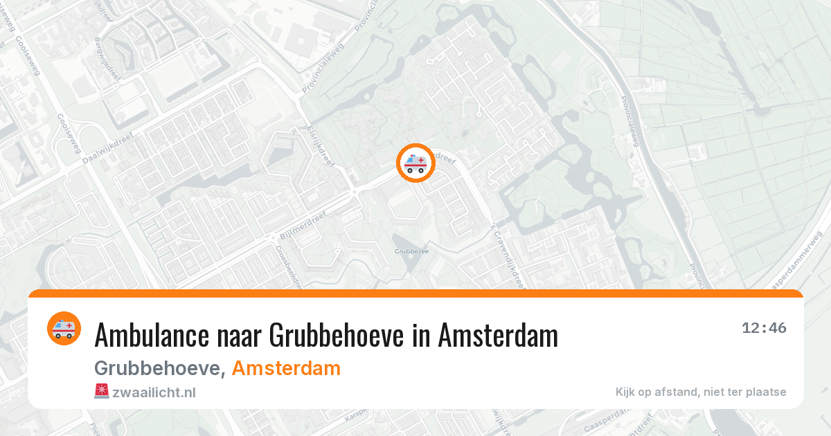 Ambulance naar Grubbehoeve in Amsterdam — 6 mei 2026