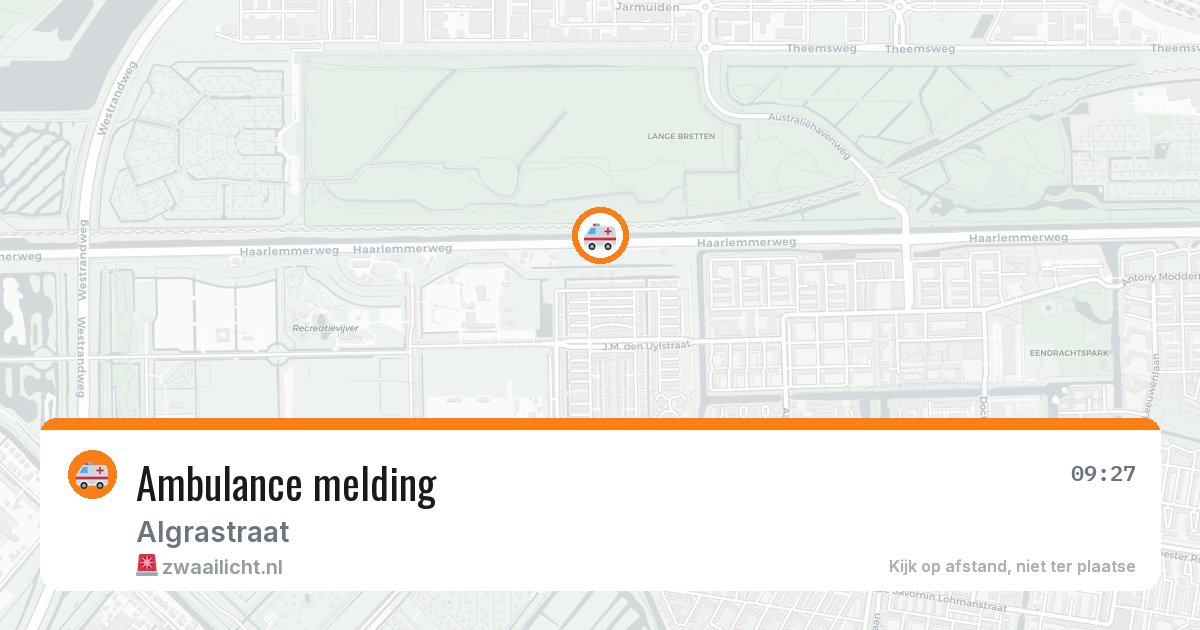 Ambulance melding — 14 jun 2026