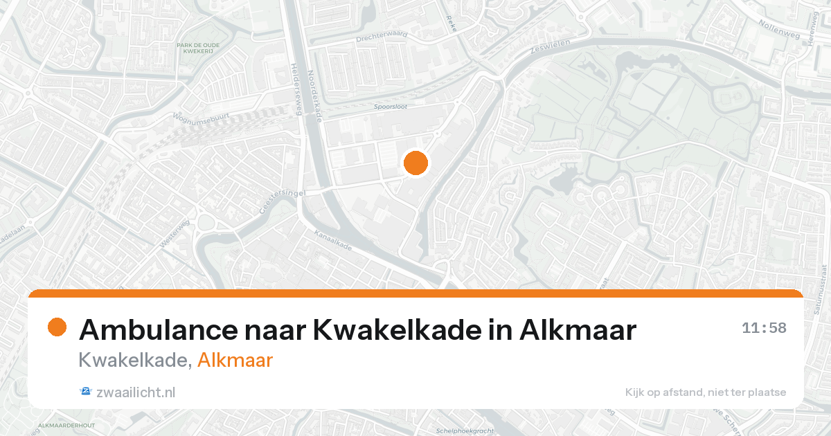 Ambulance naar Kwakelkade in Alkmaar — 27 mei 2026