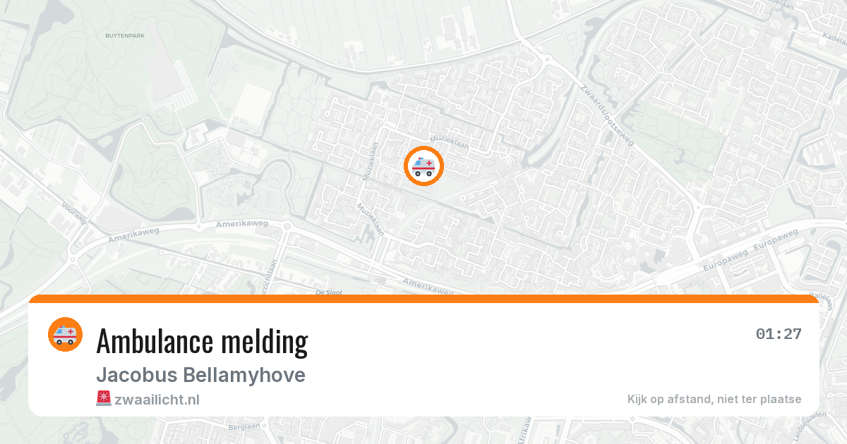 Ambulance melding — 12 feb 2026
