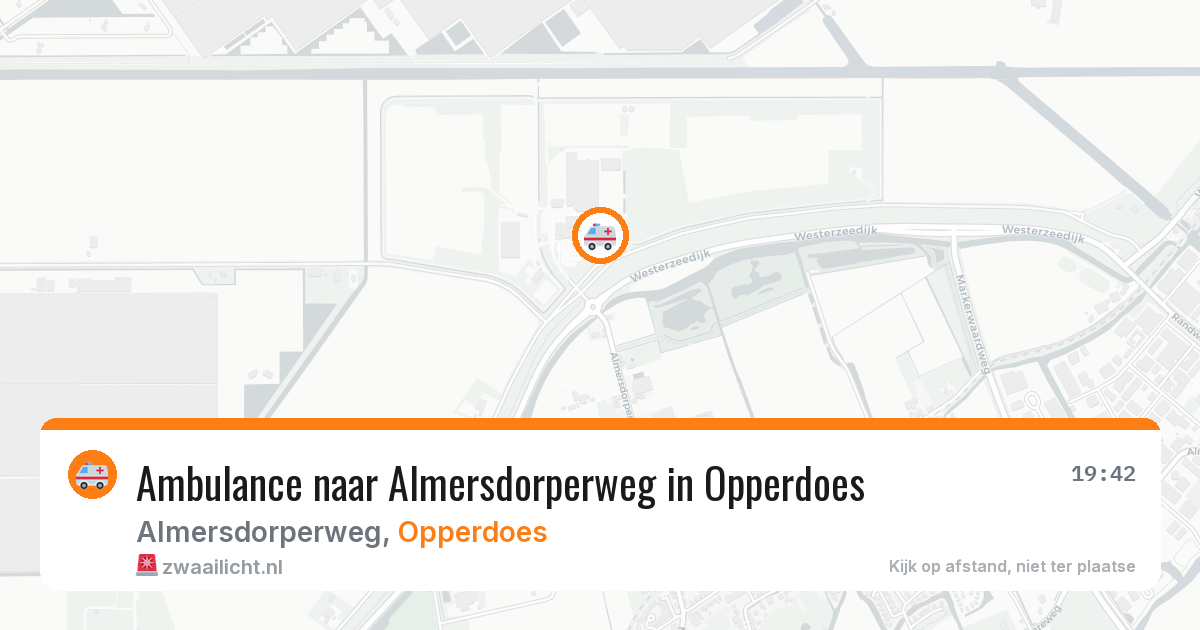 Ambulance naar Almersdorperweg in Opperdoes — 24 jul 2026